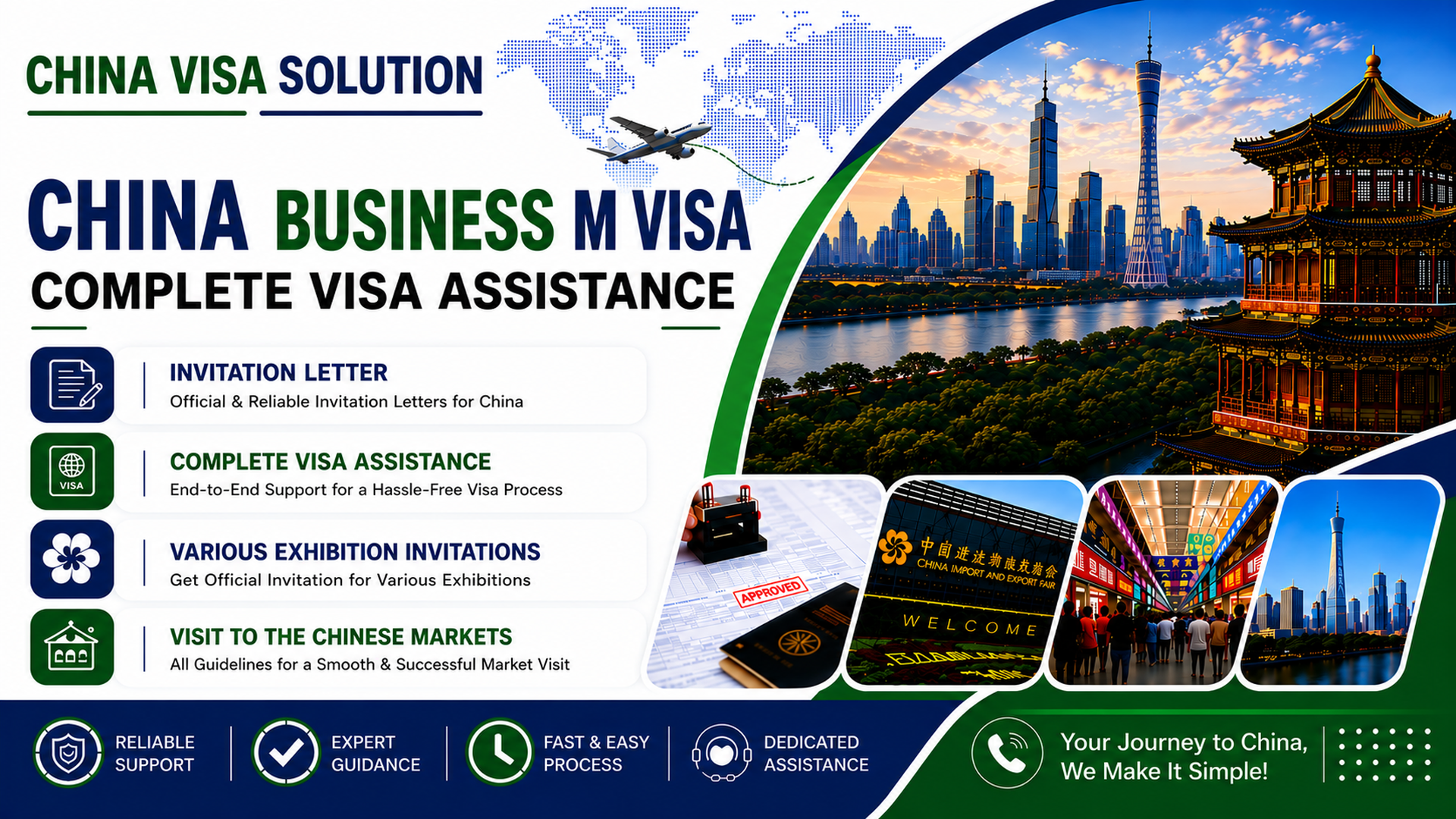 China Visa Solution - China Business M Visa Complete Visa Assistance